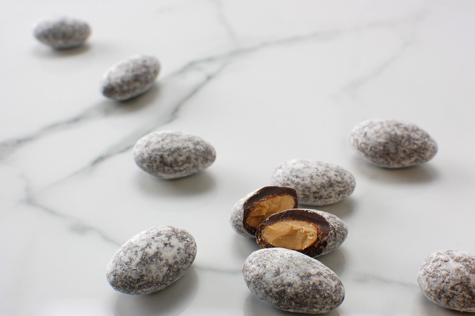 Matcha and Milk Chocolate Almond Duo