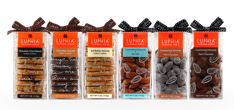 LUPHIA Gourmet Cookie and Chocolate Almond Lineup