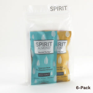 SPIRIT Almond Variety Pack in 6-pack pouch